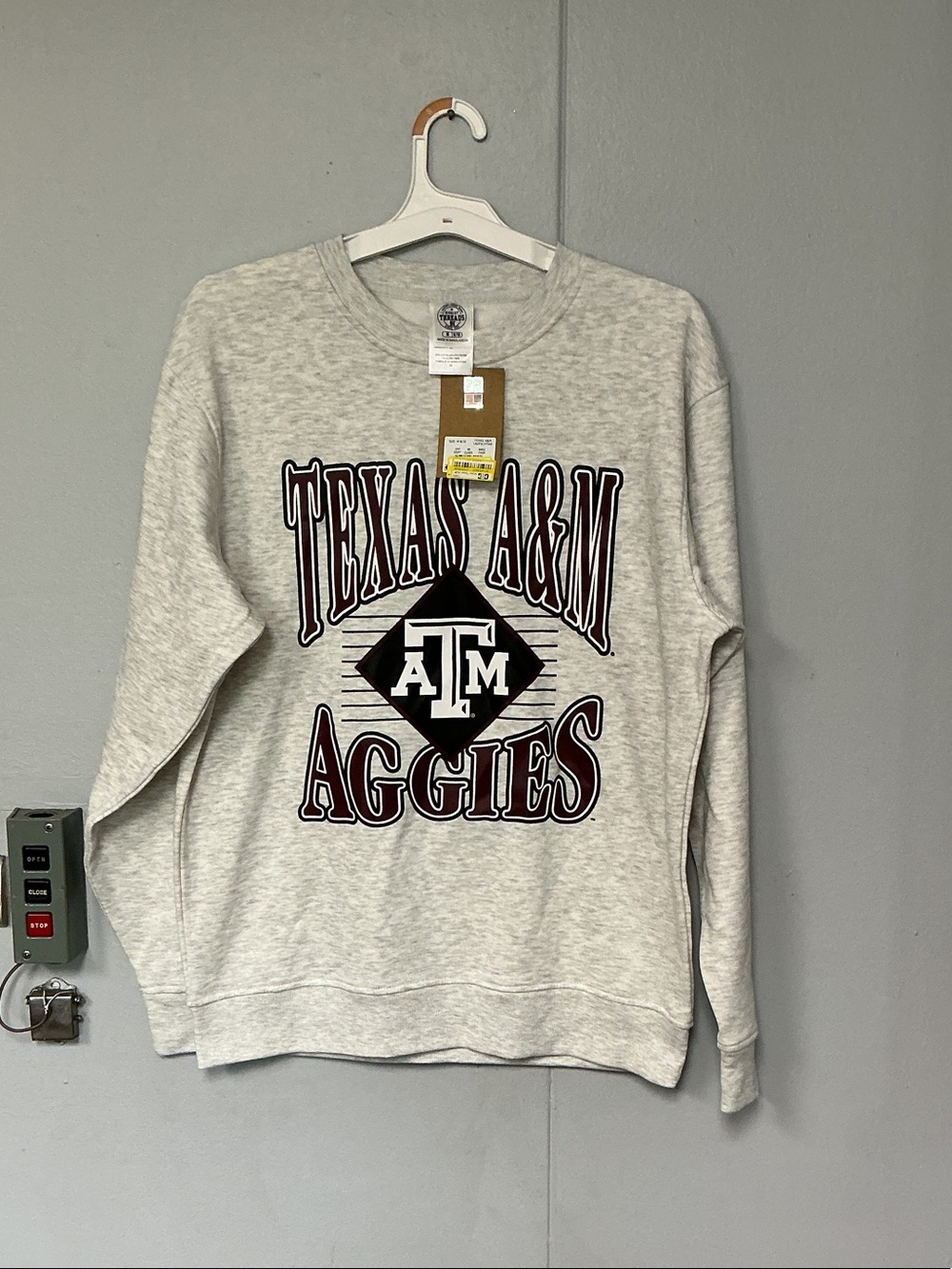Rivalry Threads Texas A&M Aggies Heather Gray Crewneck